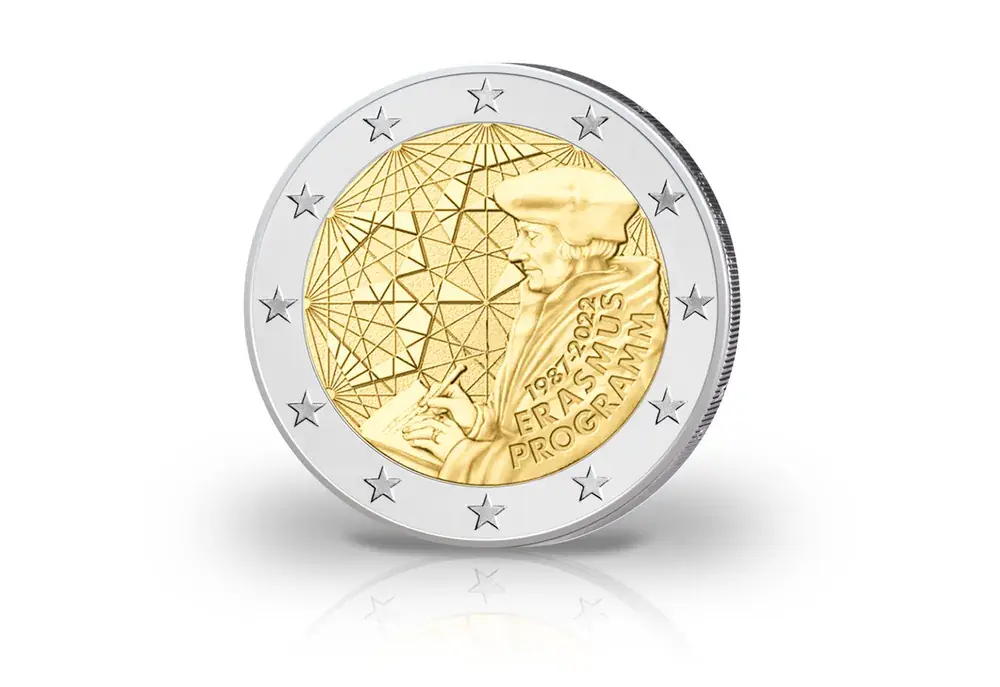 Begrenztes Angebot - 2 Euro 2022 Malta 35-jähriges Bestehen des Erasmus-Programms