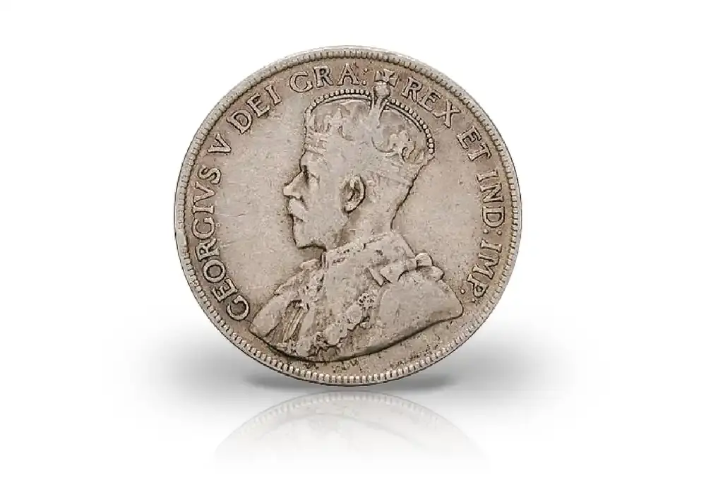 50 Cents 1911-1919 Kanada George V. gekrönte Büste | Nur begrenzt verfügbar