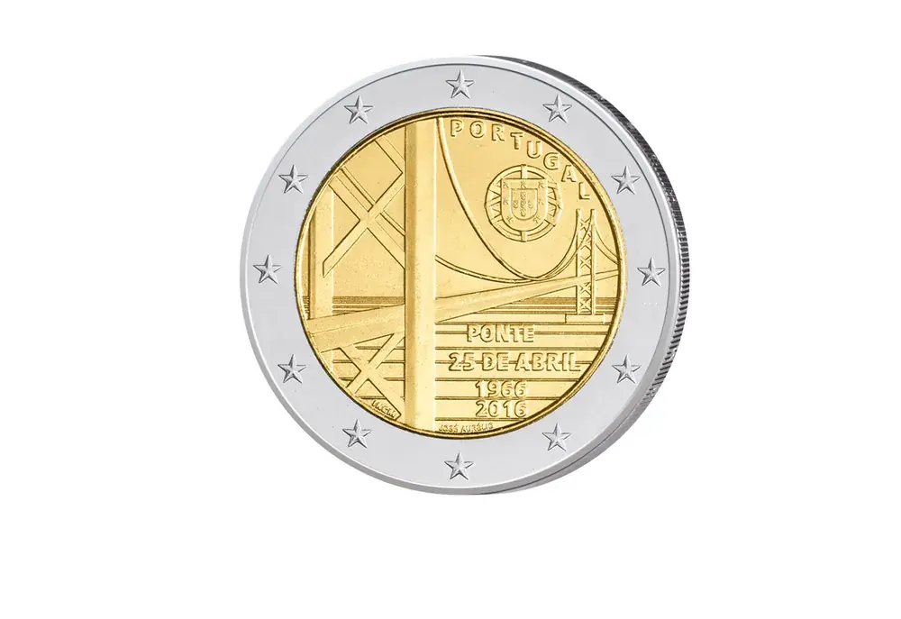 Top-Preis - 2 Euro 2016 Portugal Brücke des 25. April
