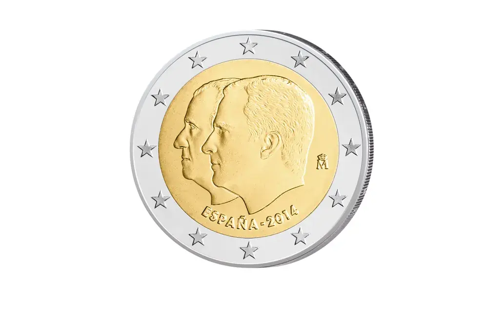 Direkt vom Hersteller | 2 Euro 2014 Spanien Proklamation von König Felipe