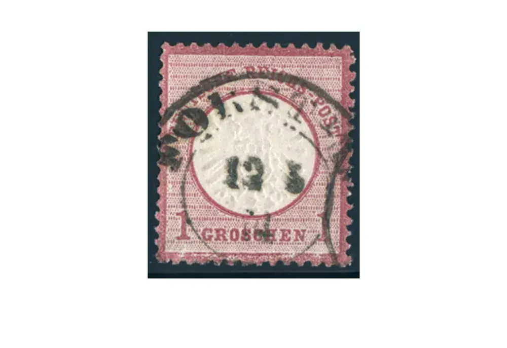 Briefmarke Deutsches Reich Brustschild 1872 Michel-Nr. 19 gestempelt - Schnelle Lieferung