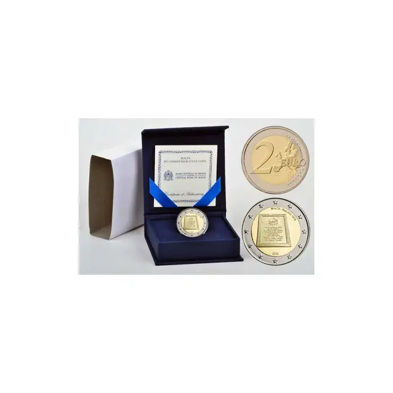 2 Euro Gedenkmünze Malta 2015 PP – Republik 1974 | Mega-Angebot