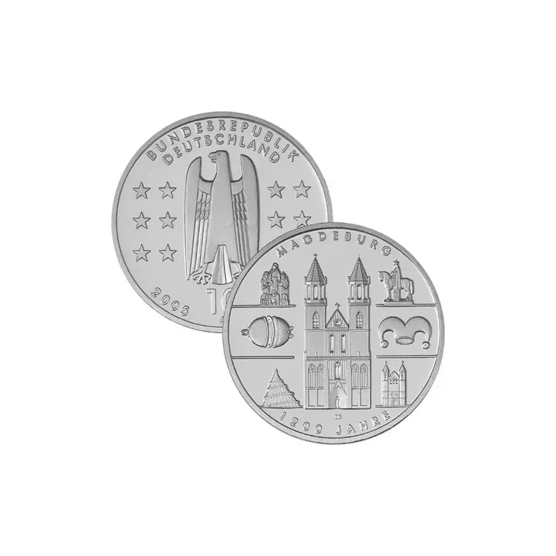 Online kaufen | 10 Euro Deutschland 2005 Silber bfr. – Magdeburg