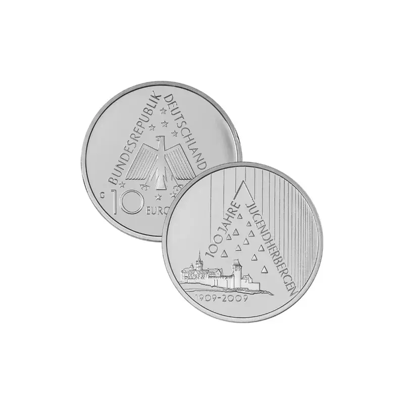 10 Euro Deutschland 2009 Silber bfr. – Jugendherbergen | Sale