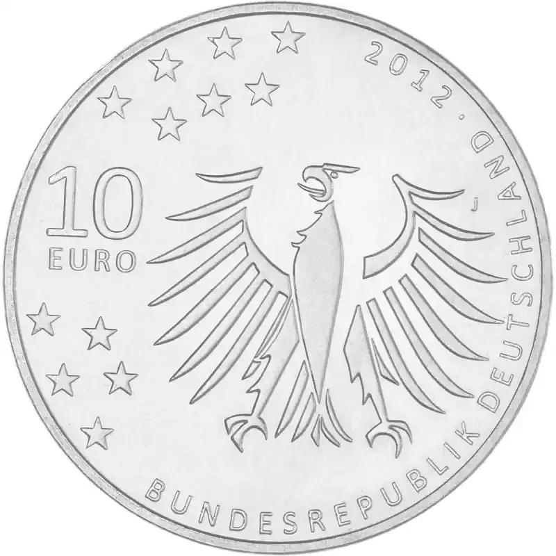10 Euro Deutschland 2012 CuNi bfr. – Gerhart Hauptmann - Sparangebot