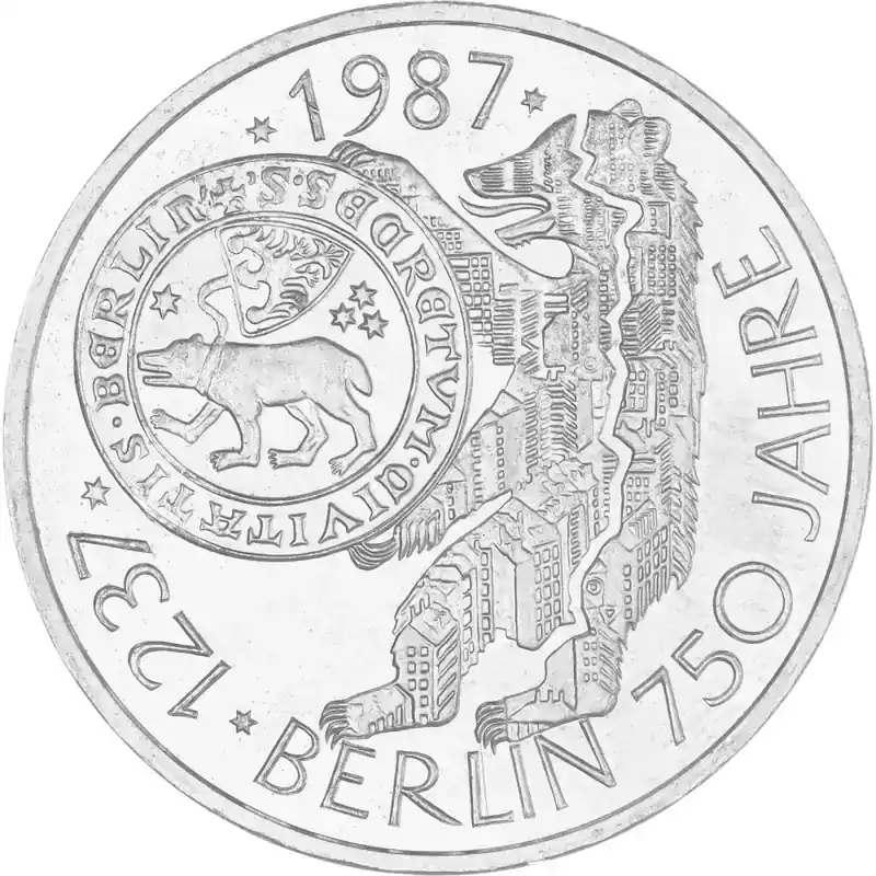 Ausverkauf | 10 DM Gedenkmünze 1987 PP – 750 Jahre Berlin