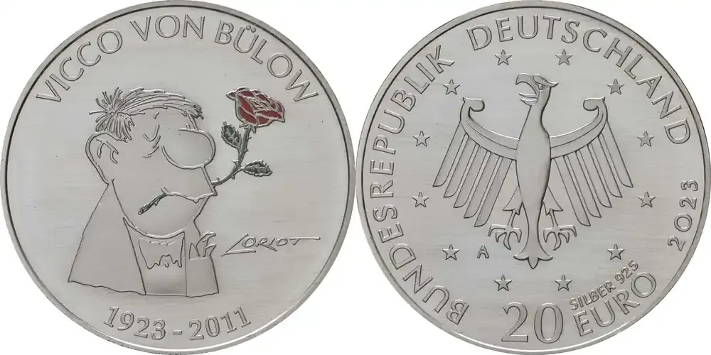 Brandneu - 20 Euro Loriot 2023 bfr Deutschland