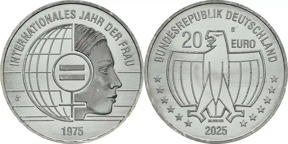 20 Euro Jahr der Frau 2025 bfr Deutschland | Bestpreis