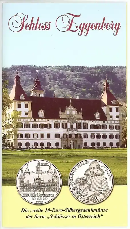 10 Euro Schloß Eggenberg 2002 Stgl. Österreich | Knallerpreis