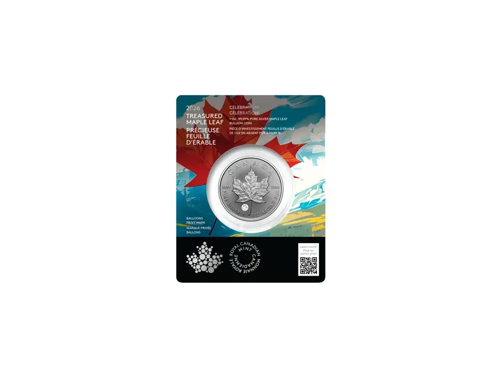 Rabatt - Kanada 2026 5 Dollar Ahornblatt Privy Mark – Celebration Stgl.