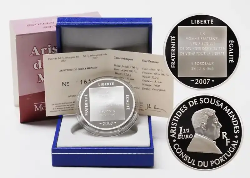 Nur diese Woche | Frankreich 1,5 Euro Mendes 2007 PP