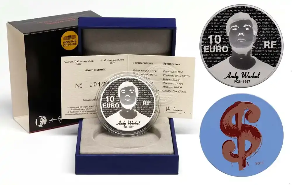 Frankreich 10 Euro Andy Warhol 2011 PP | Sofort bestellen