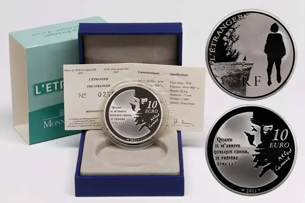 Frankreich 10 Euro Der Fremde 2011 PP | Kundenfavorit