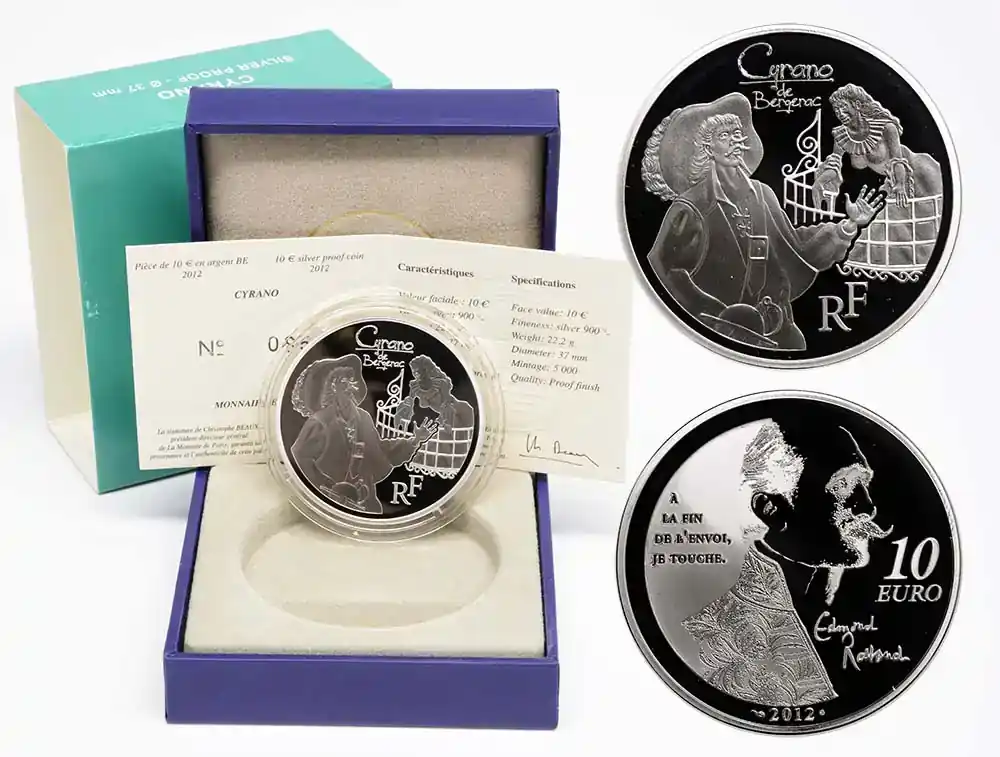 Frankreich 10 Euro Cyrano de Bergerac 2012 PP | Topseller