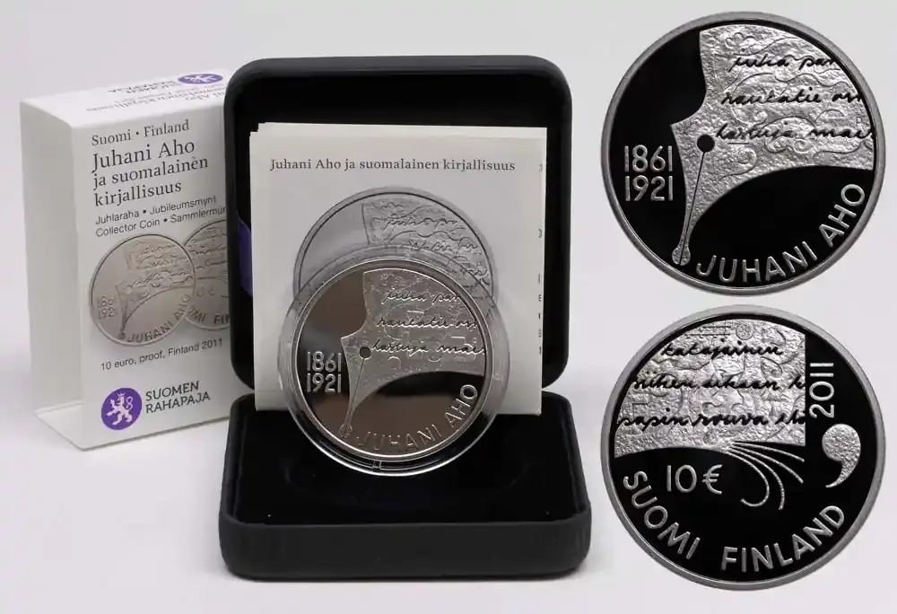 Finnland 10 Euro Juhani Aho 2011 PP - Sehr gefragt