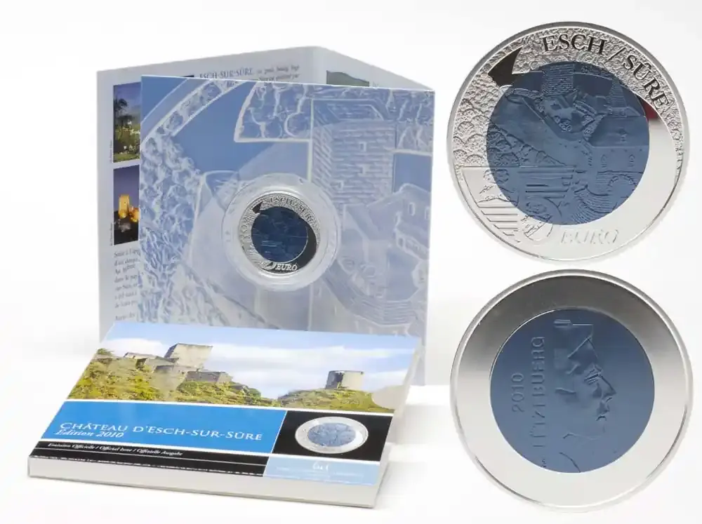 Luxemburg 5 Euro Burg Esch 2010 PP - Bewährte Qualität