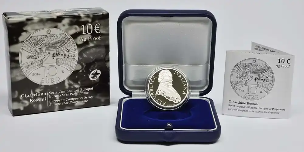 Italien 10 Euro Gioacchina Rossini 2014 PP - Jetzt sparen
