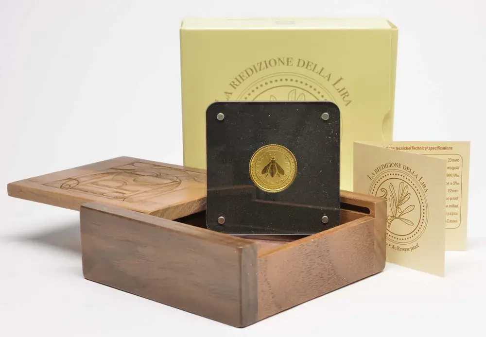 20 Euro 2 Lira -reverse proof- 2022 PP Italien - Bewährte Qualität