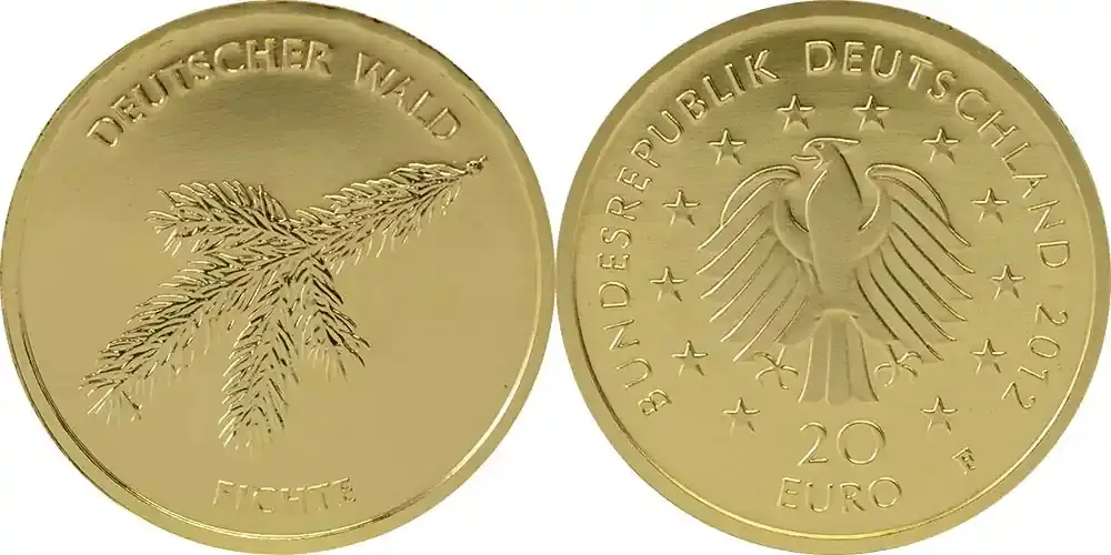Jetzt neu | Deutschland 2012 F 20 Euro Fichte Stgl.