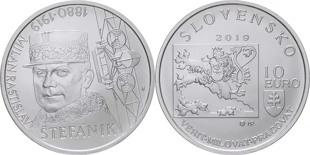 10 Euro Stefanik 2019 Stgl. Slowakei - Aktion