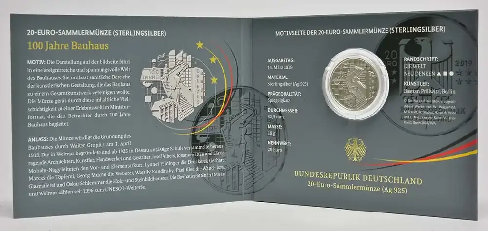 Sehr gefragt | 20 Euro Bauhaus 2019 PP Deutschland
