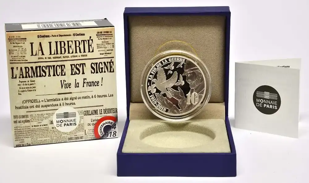 Preishit | 10 Euro Frieden 2018 PP Frankreich