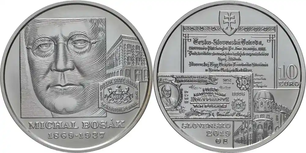 10 Euro Bosak 2019 Stgl. Slowakei | Aktionspreis