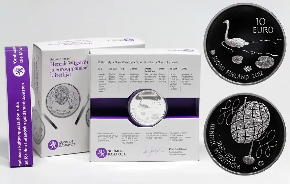 Finnland 10 Euro Henrik Wigström 2012 PP | Versand noch heute