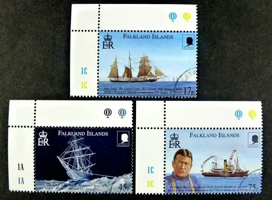 Preisvorteil - Briefmarken Falklandinseln 2000 Shackleton Antarktisexpedition Joint Issue BAT GESTEMPELT
