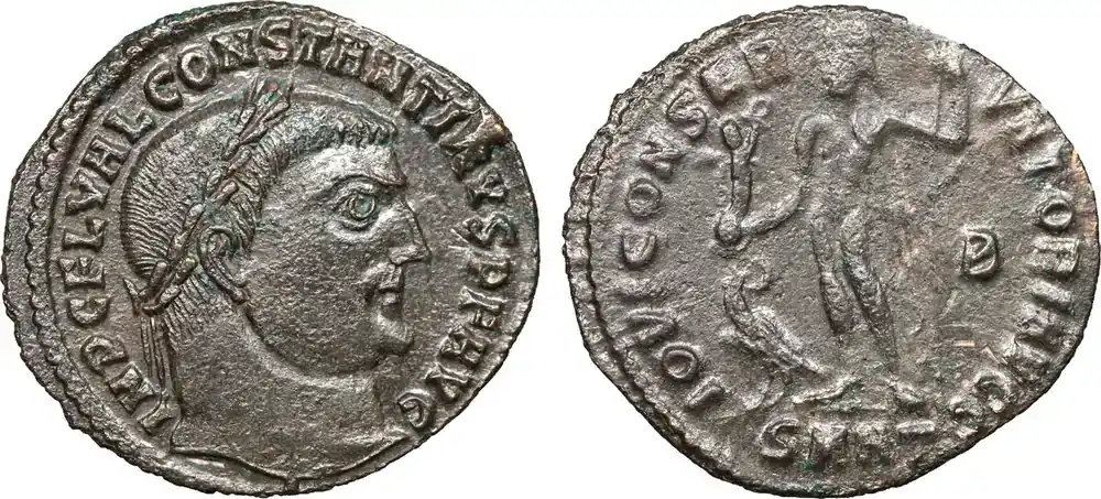 Roman Empire Nummus AD 313 Constantine I Silvering. VF+ | Begrenztes Angebot