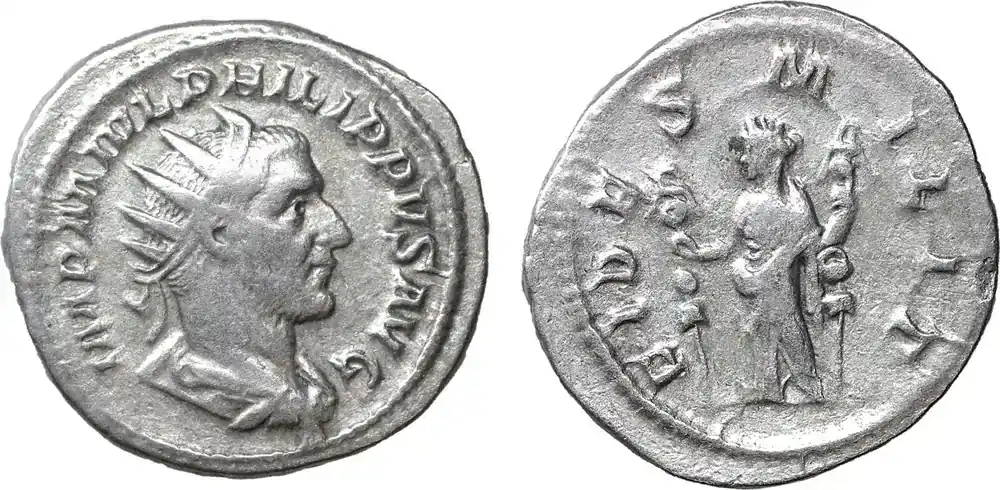 Knallerpreis - Roman Empire Antoninianus AD 244-247 Philip I XF+