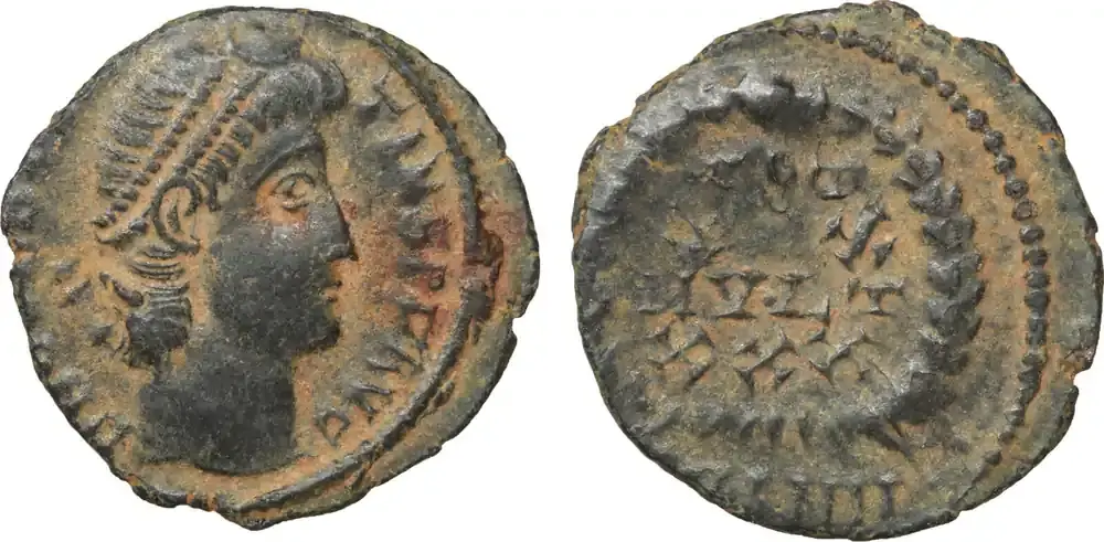 Direkt ab Werk - Roman empire Æ4 A.D. 337-361 Constantius II VF+
