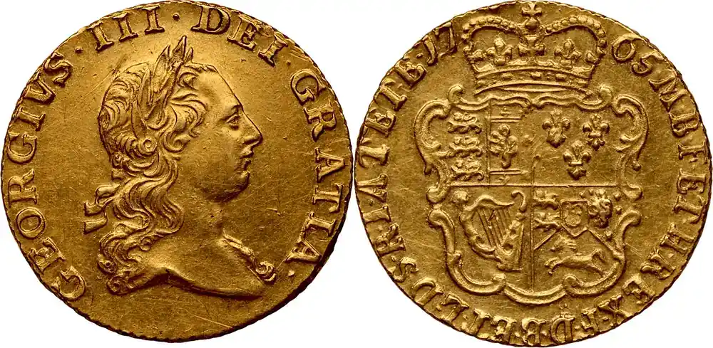 Zeitlich begrenzt - United Kingdom 1765 Half Guinea Rare Year