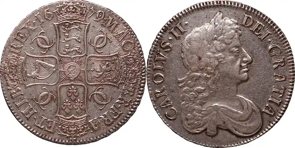 Aktion - United Kingdom 1679 Crown Charles II