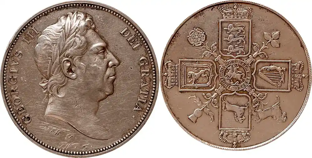 Jetzt sichern | United Kingdom 1820 Crown Pattern by Webb & Mills for Mudie