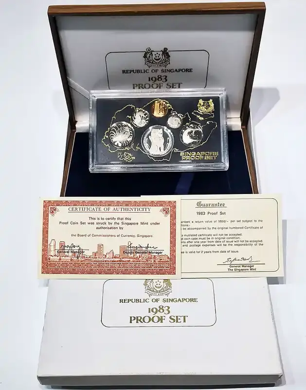 Jetzt sichern | Singapore Annual Proof Set 1983 PP