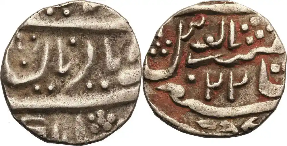 India – Jaisalmir AR 1/4 Rupee AH 22 (1860 AD) Ranjit Singh ss+/ fast VZ - Neuzugang