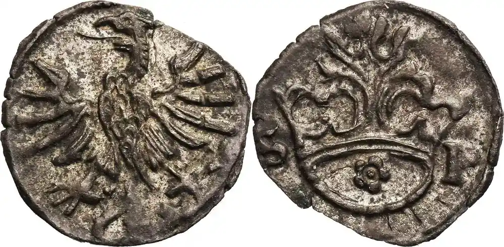 Poland. Zygmunt I Stary Denar ND (ca. 1546) Rosette S-P VZ | Günstig